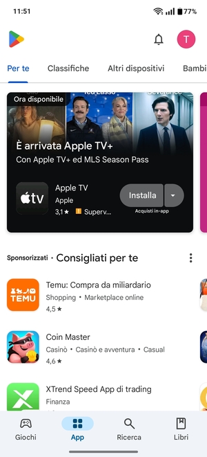 Seleziona Ricerca