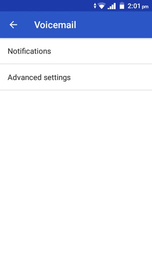 Select Advanced settings