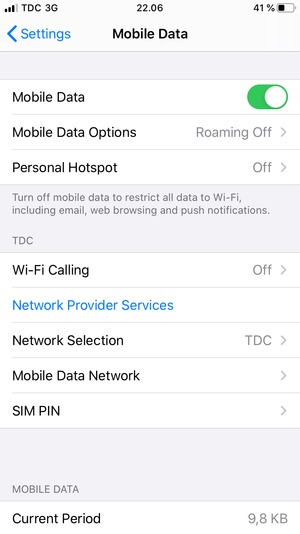 Select Wi-Fi Calling