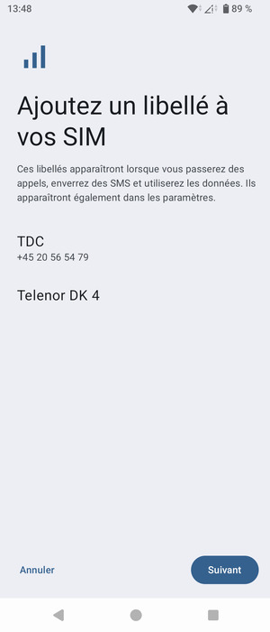 Sélectionnez Suivant