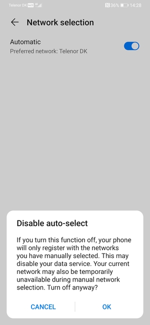 Select OK