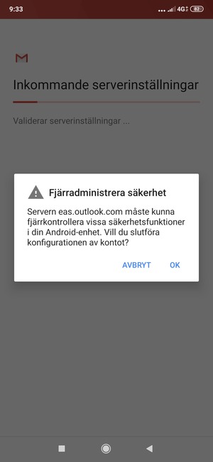 Välj OK