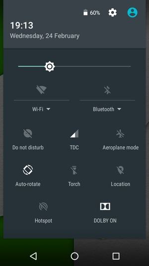 Select the Settings button