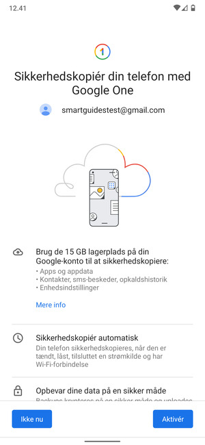 Vælg Aktivér