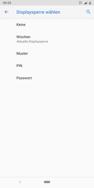 Wählen Sie Muster