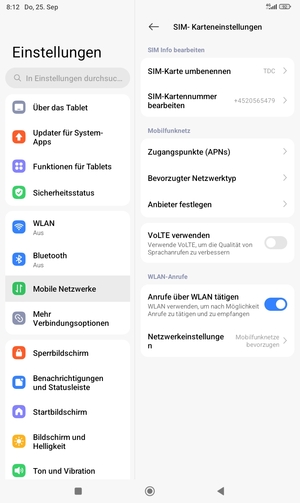 Wählen Sie Zugangspunkte (APNs)