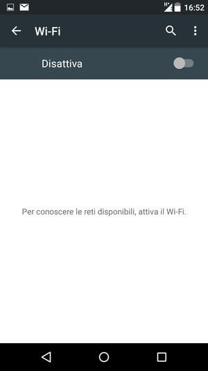 Attiva Wi-Fi