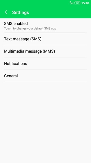 Select Text message (SMS)