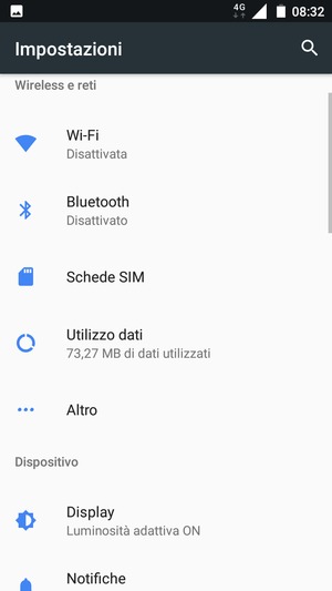 Seleziona Altro