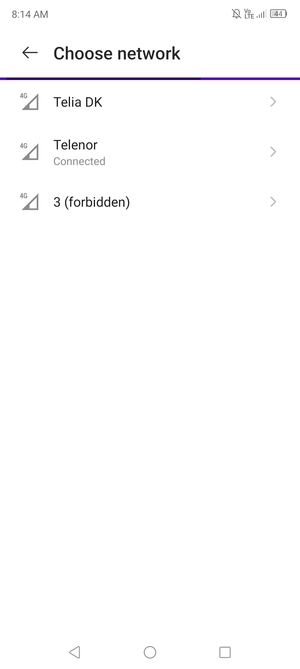 Wait for the search to finish