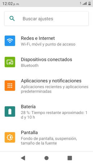 Seleccione Redes e Internet