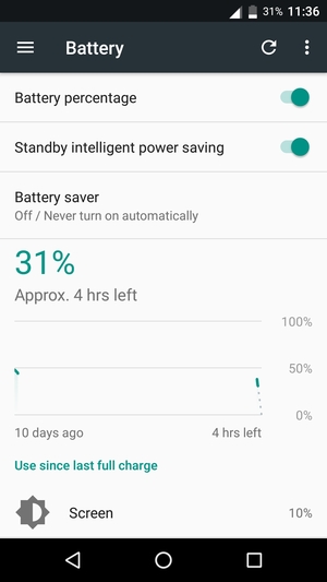 Select Battery saver
