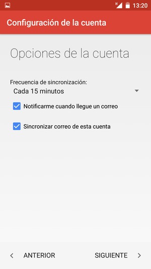 Seleccione SIGUIENTE