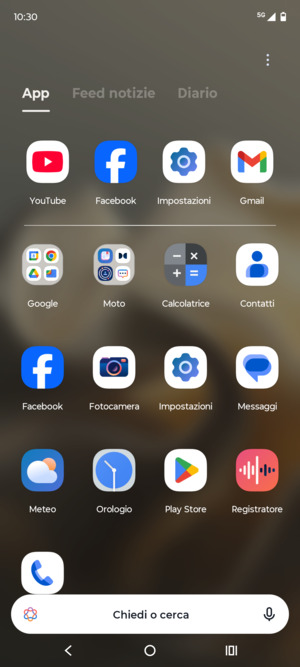 Seleziona Impostazioni