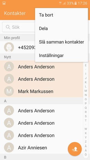 Välj Inställningar