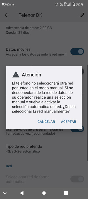 Seleccione ACEPTAR