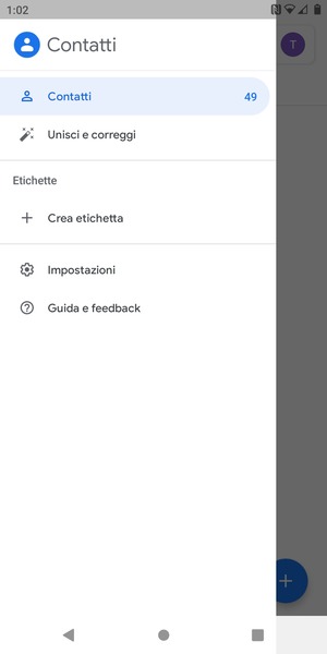 Seleziona Impostazioni