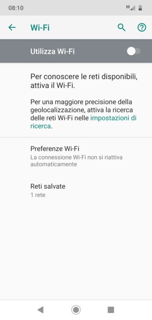 Attiva Wi-Fi