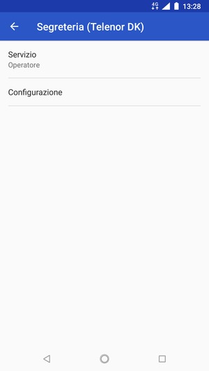 Seleziona Configurazione