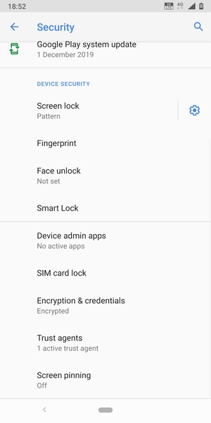 Your phone is now secure with a screen lock