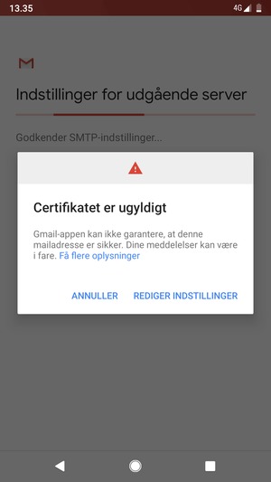 Vælg REDIGER INDSTILLINGER