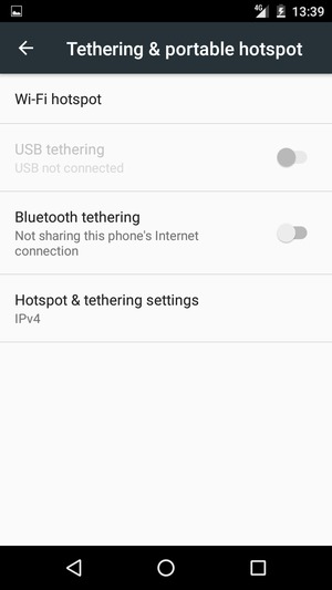 Select Wi-Fi hotspot