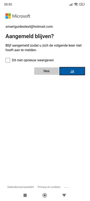 Selecteer uw voorkeursoptie