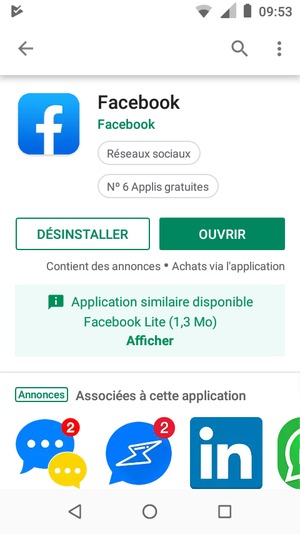 Sélectionnez OUVRIR