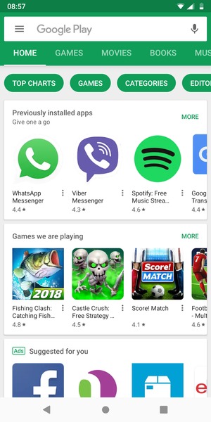 Select the Search bar