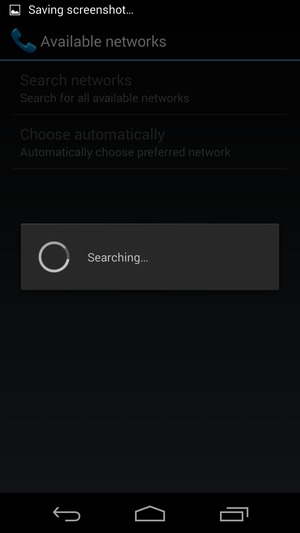 Wait for the search to finish