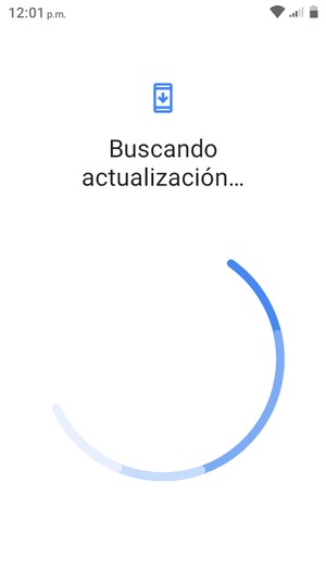 Espere a que la búsqueda termine