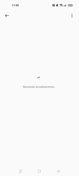 Espere a que la búsqueda termine