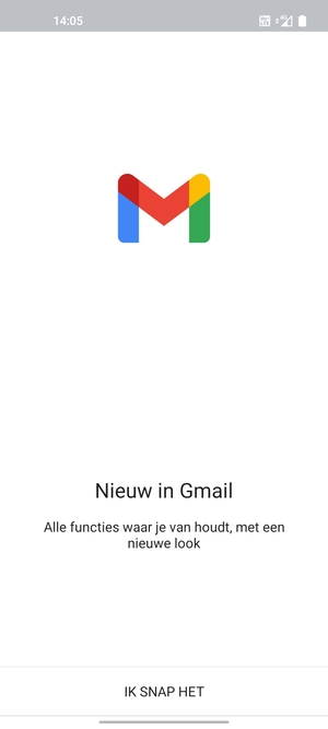 Selecteer IK SNAP HET