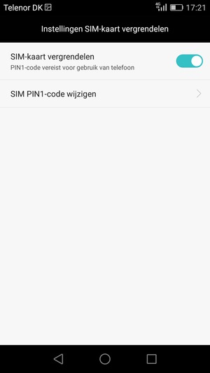 Selecteer SIM PIN1-code wijzigen of SIM PIN2-code wijzigen