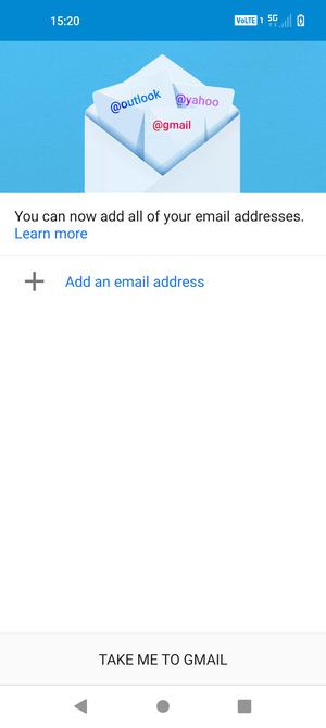 Select Add an email address