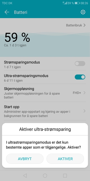 Velg AKTIVER