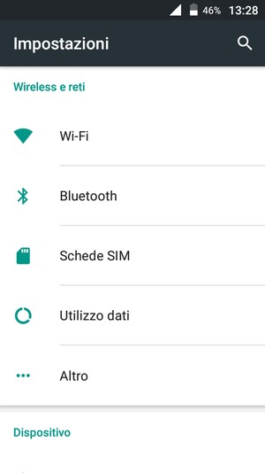 Seleziona Altro