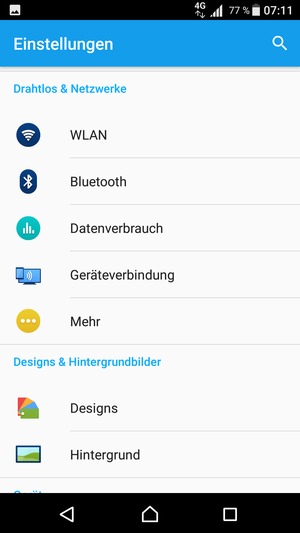 Wählen Sie Mehr