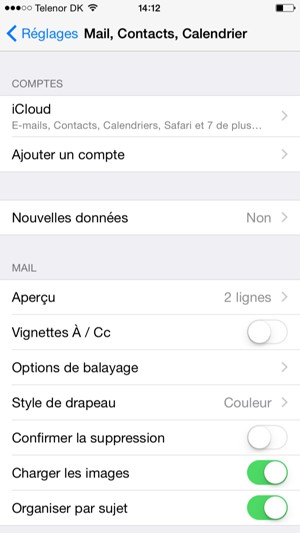 Sélectionnez Ajouter un compte
