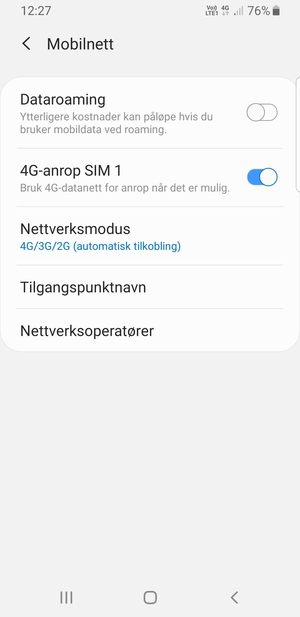 Velg Tilgangspunktnavn