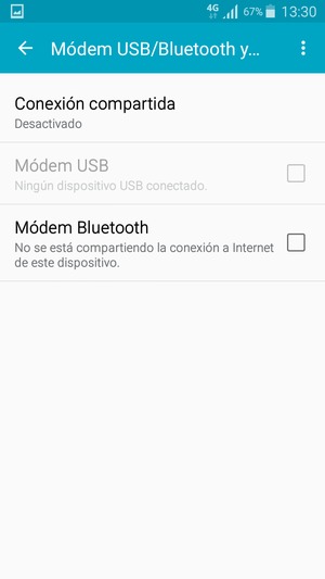 Seleccione Conexión compartida