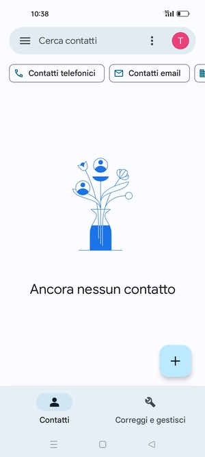 Seleziona Correggi e gestisci