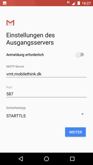 Wählen Sie Sicherheitstyp