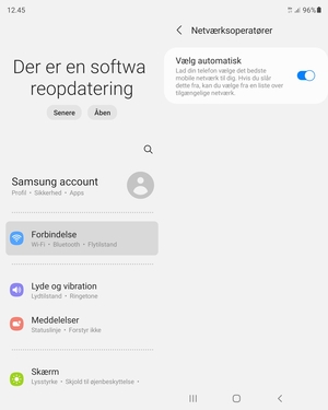 Slå Vælg automatisk fra