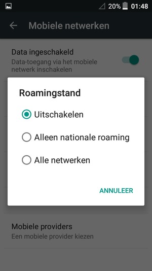 Selecteer uw voorkeursoptie