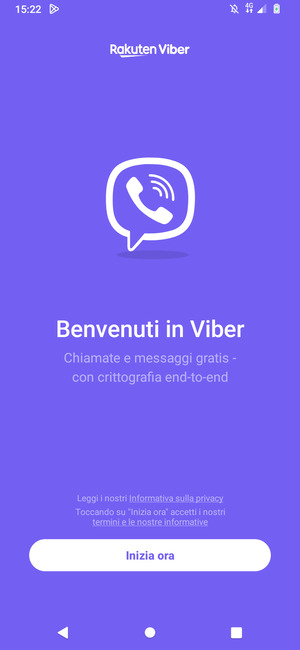 L'app è pronta per l'uso