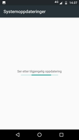 Vent til søket er ferdig