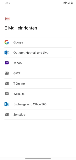 Wählen Sie Sonstige