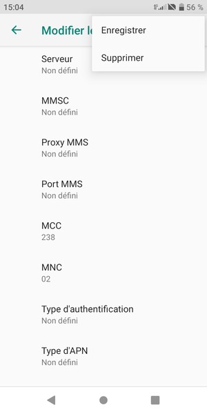 Sélectionnez Enregistrer
