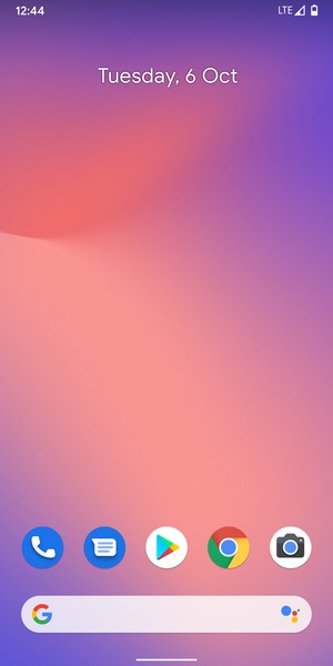 Swipe up
